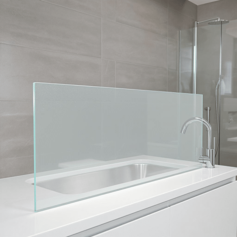 Crédence salle de bain en verre trempé choix des matériaux et — free download